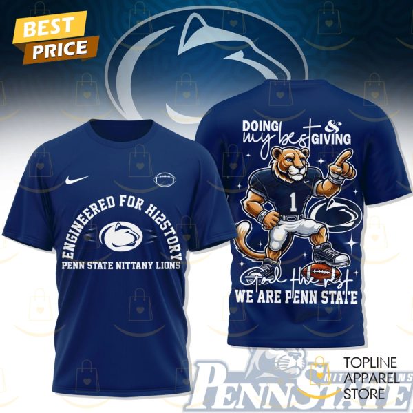 Penn State Nittany Lions Engineered For H12story 3D T-Shirt