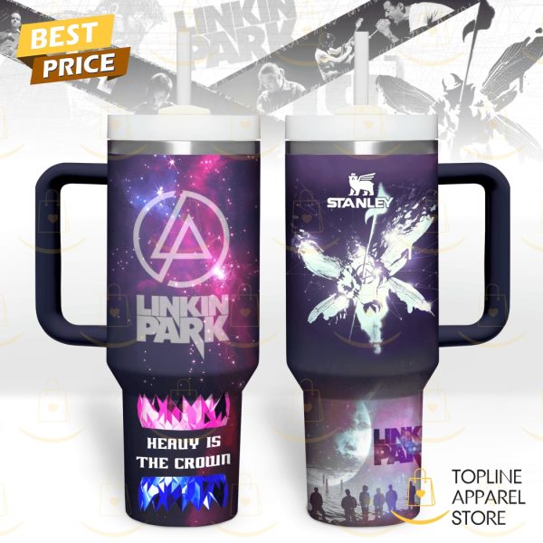 Linkin Park Heavy Is The Crown Tumbler With Handle And Straw