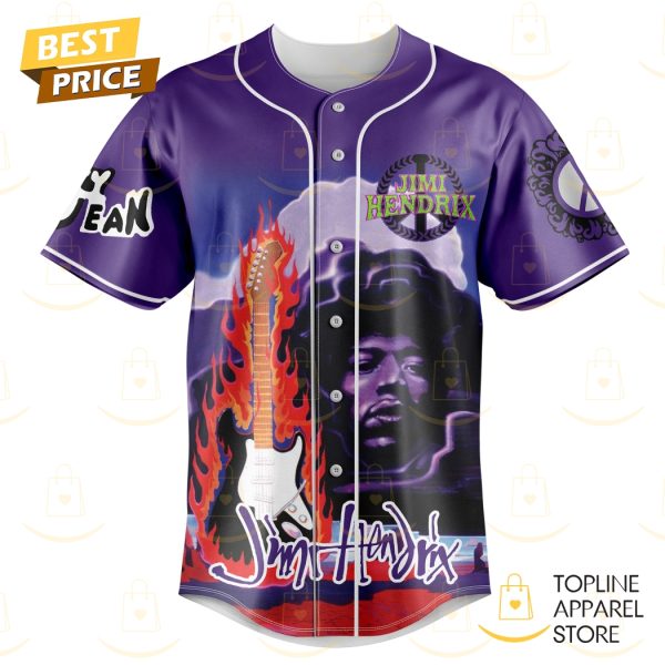 Jimi Hendrix Power Of Love Baseball Jersey