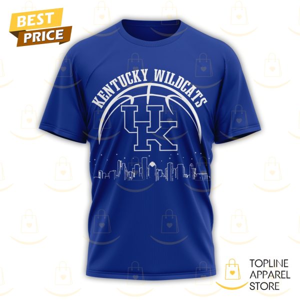 God First Family Second Then Kentucky Wildcats Basketball 3D T-Shirt