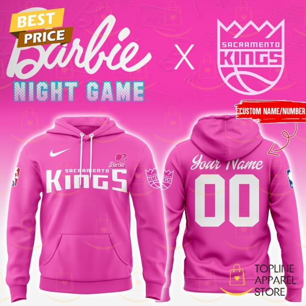 Personalized Sacramento Kings Basketball x Barbie 2025 Hoodie