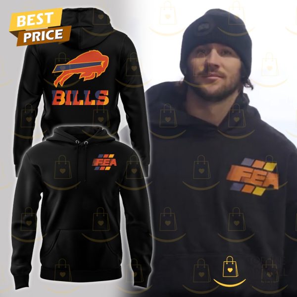 Buffalo Bills Fea 2025 Design Hoodie – Black