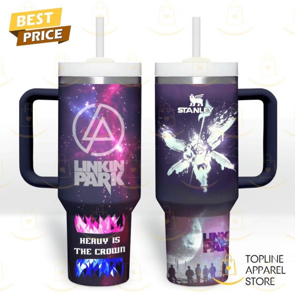 Linkin Park Heavy Is The Crown Tumbler With Handle And Straw