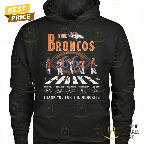 The Denver Broncos 1959-2025 Signature Thank You For The Memories Unisex T-Shirt