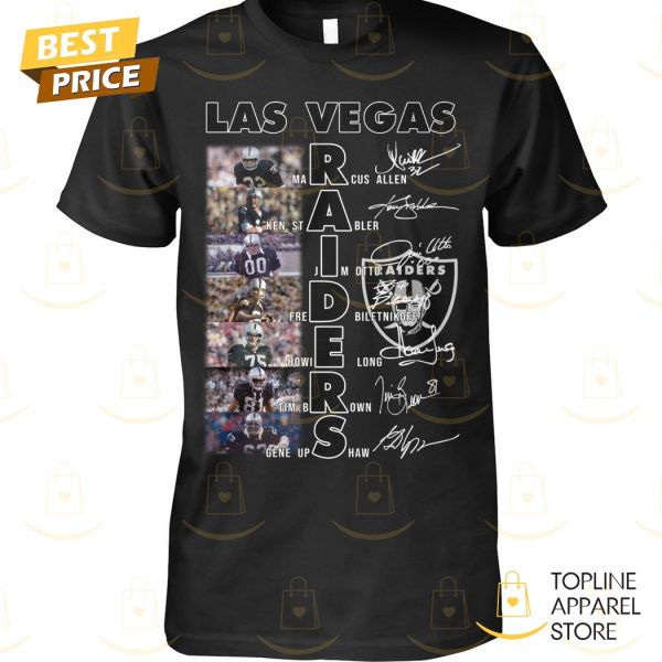 Las Vegas Raiders Football Signature Unisex T-Shirt