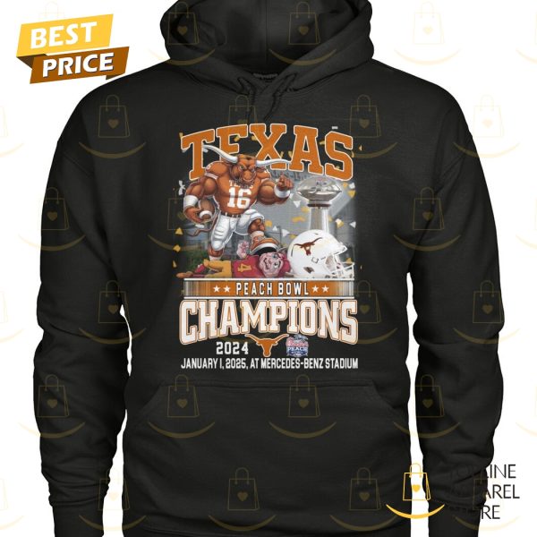 Texas Longhorns Peach Bowl Champions Unisex T-Shirt