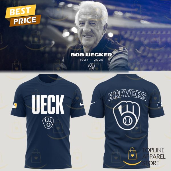 Bob Uecker Milwaukee Brewers 1934-2025 3D T-Shirt