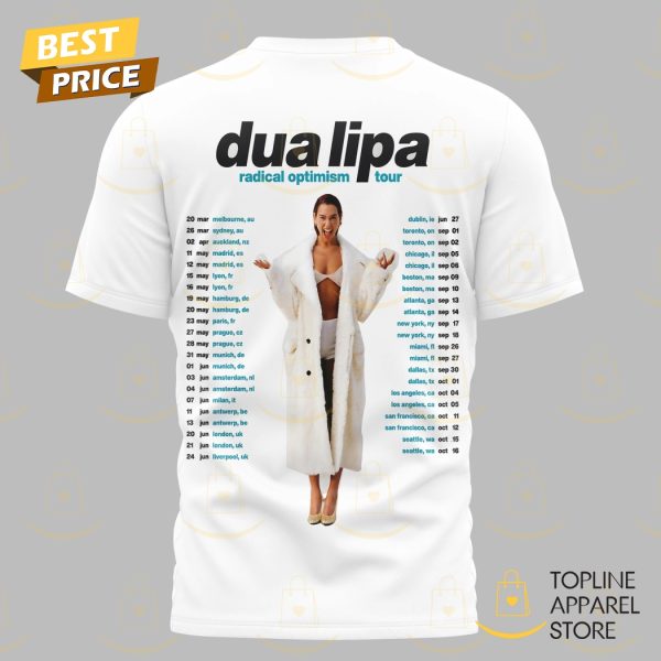 Dua Lipa Radical Optimism Tour 3D T-Shirt