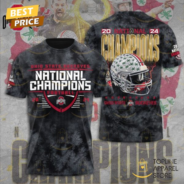 Ohio State Buckeyes National Champions Football 2024 3D T-Shirt