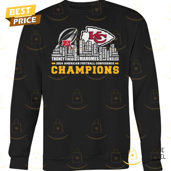 Kansas City Chiefs 2024 American Football Conference Champions Unisex T-Shirt