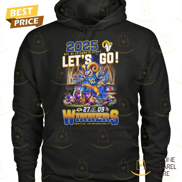 2025 NFC Wild Card Playoff Let Go Los Angeles Rams Winners Unisex T-Shirt