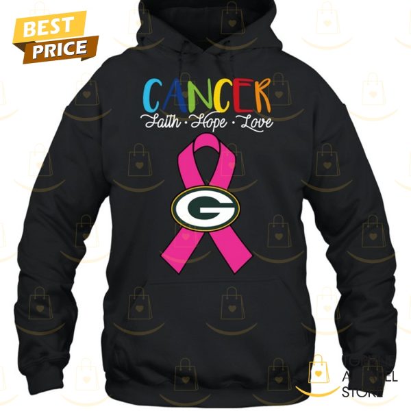 Green Bay Packers Cancer Faith – Hope – Love Unisex T-Shirt