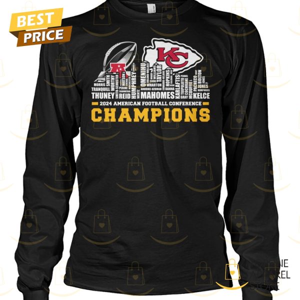 Kansas City Chiefs 2024 American Football Conference Champions Unisex T-Shirt