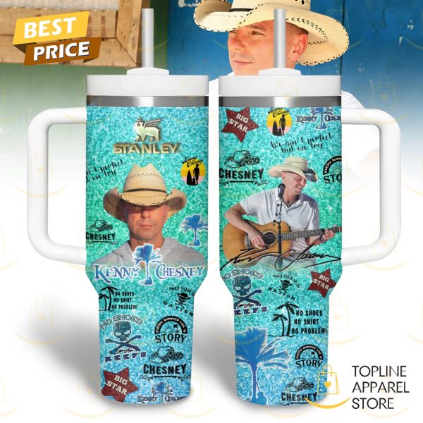 Kenny Chesney – No Shoes No Shirt No Problems Tumbler With Handle And Straw