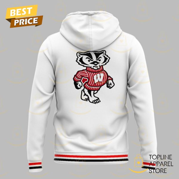 Wisconsin Badgers Basketball Design Zip Hoodie