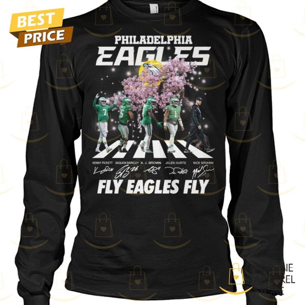 Philadelphia Eagles – Fly Eagles Fly Signature Unisex T-Shirt