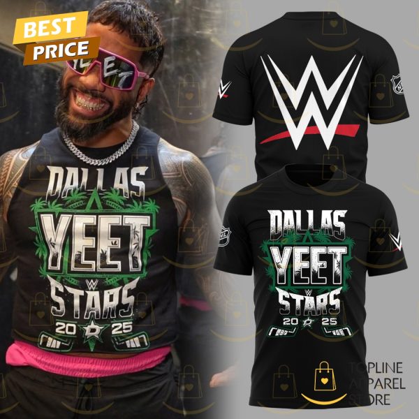 WWE x Dallas Stars Yeet 2025 3D T-Shirt