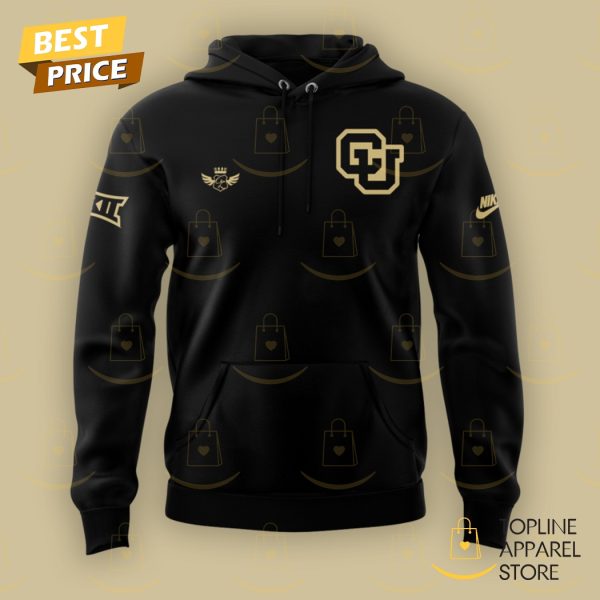 2025 Colorado Buffaloes Football Design Hoodie – Black