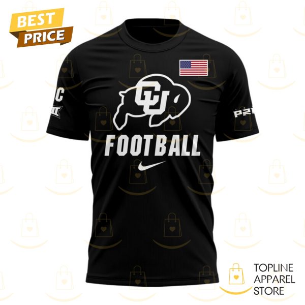 Coach Prime Wearing Colorado Buffaloes Football 3D T-Shirt