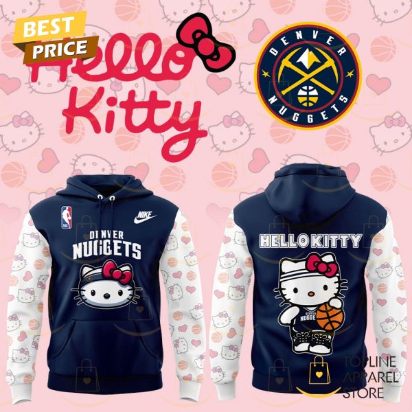 Denver Nuggets Basketball x Hello Kitty Logo Hoodie