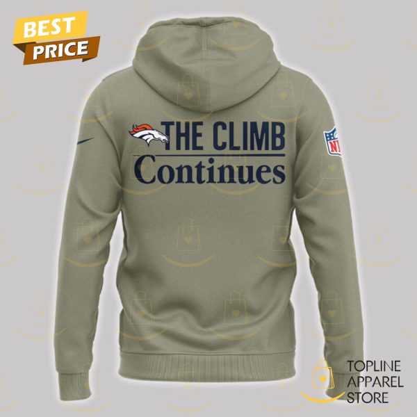 Denver Broncos Football The Climb Continues Hoodie