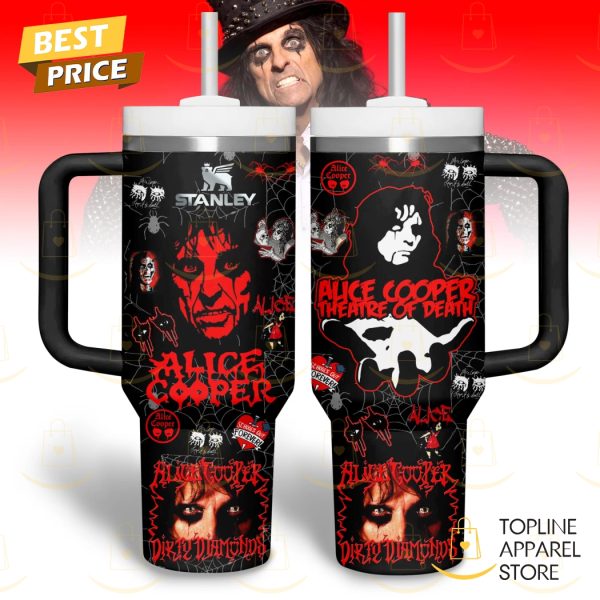 Alice Cooper Theatre Of Death Tumbler With Handle And Straw