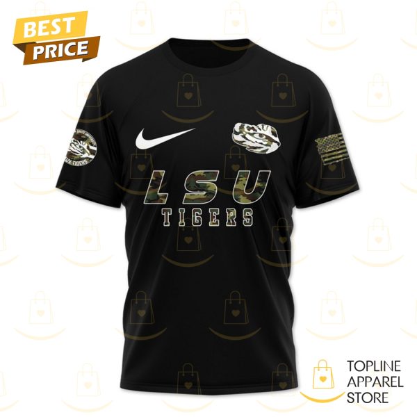 LSU Tigers – Geaux Tigers 3D T-Shirt – Black