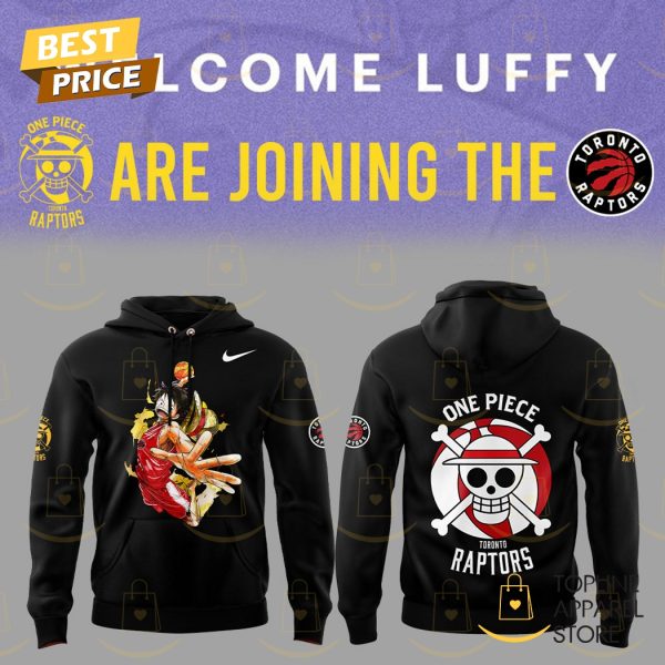 Toronto Raptors Basketball x One Piece Design Hoodie