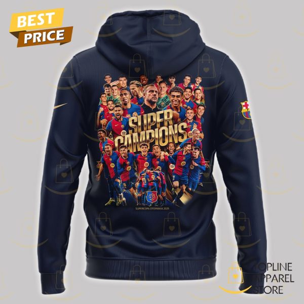 Supercopa De Espana Campions FC Barcelona Hoodie