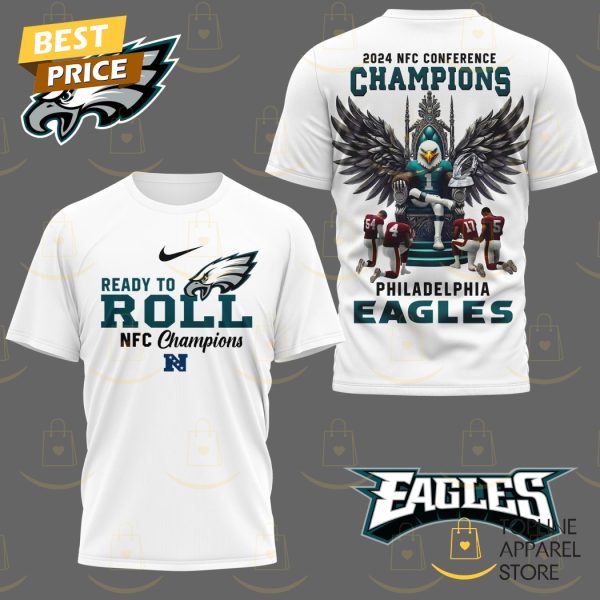 Ready To Roll NFC Champions Philadelphia Eagles 3D T-Shirt