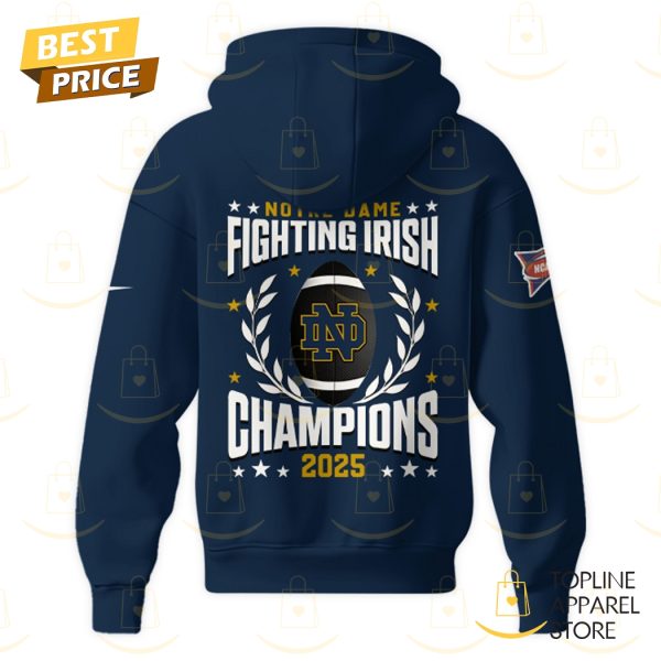 2025 National Champions Notre Dame Fighting Irish Hoodie