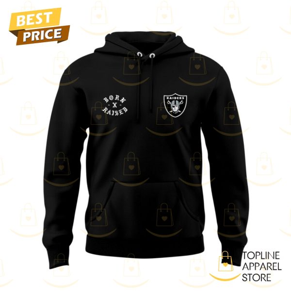 2025 Las Vegas Raiders Logo Design Hoodie – Black