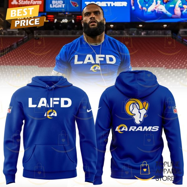 LAFD Los Angeles Rams Design Hoodie – Blue