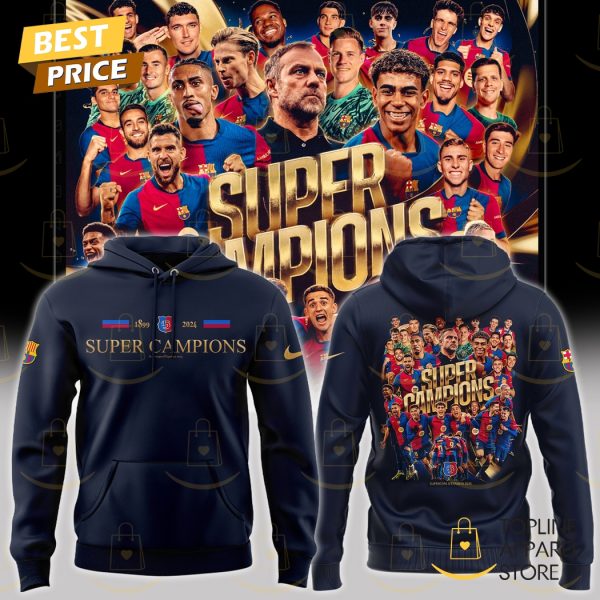 Supercopa De Espana Campions FC Barcelona Hoodie