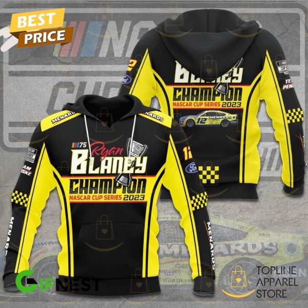 Ryan Blaney Champion Nascar Cup Series 2023 Hoodie