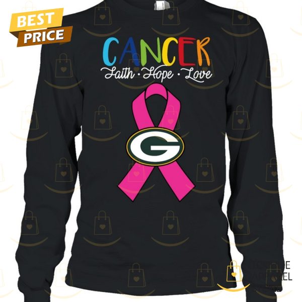 Green Bay Packers Cancer Faith – Hope – Love Unisex T-Shirt