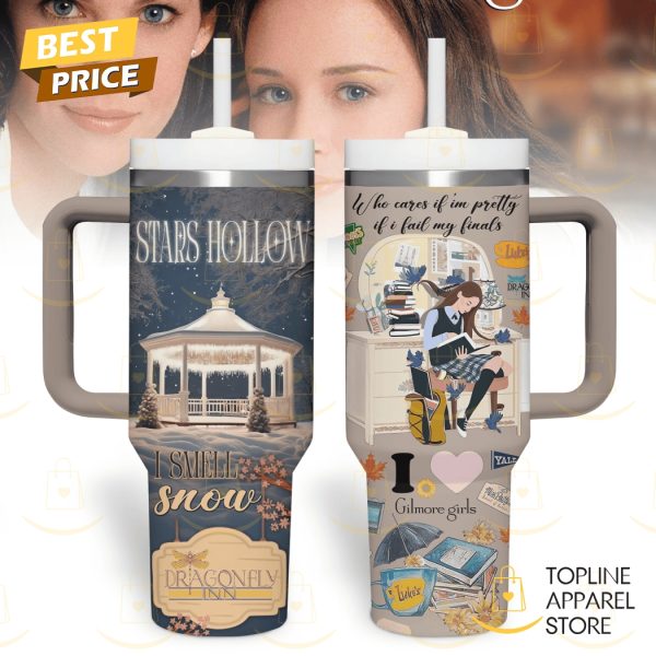 Gilmore Girls Stars Hollow Tumbler With Handle And Straw