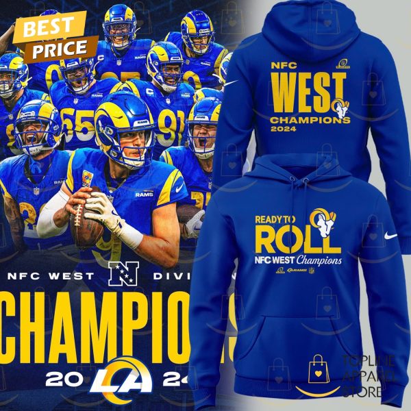 2024 NFC West Division Champions Los Angeles Rams Hoodie