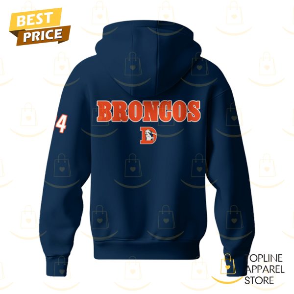 2025 Denver Broncos Football Deisgn Blue Hoodie