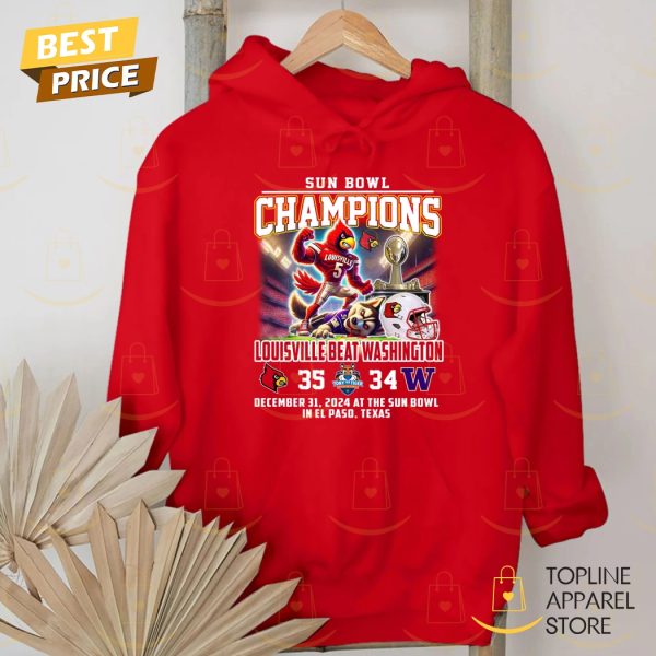 Sun Bowl Champions Louisville Cardinals Beat Washington Unisex T-Shirt