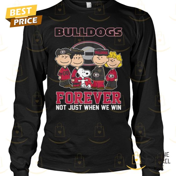 Georgia Bulldogs x Peanuts Forever Not Just When We Win Unisex T-Shirt