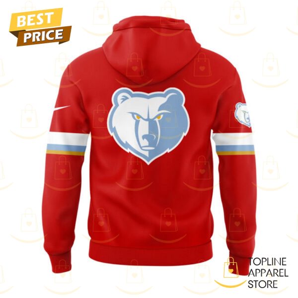 Memphis Grizzlies Basketball 50 Years Red Hoodie