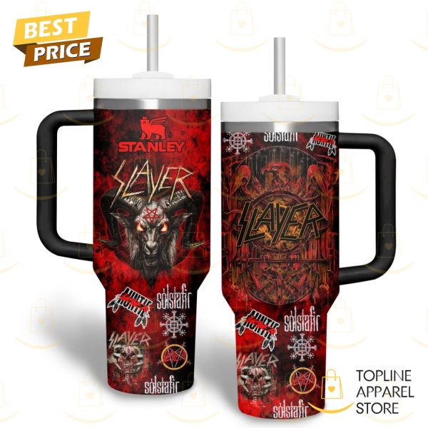 Slayer – Auntie Tumbler With Handle And Straw