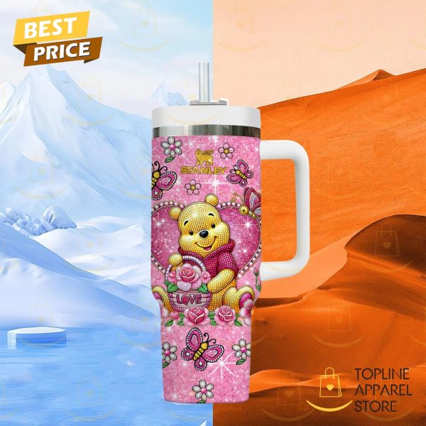 Winnie The Pooh – Pooh Loves Tumbler With Handle And Straw