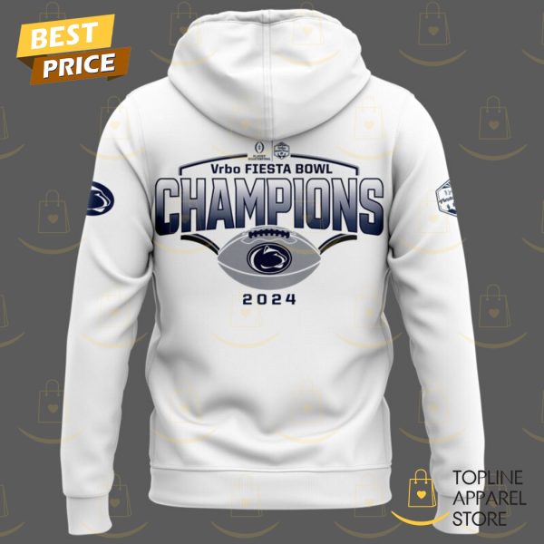 Fiesta Bowl Champions Penn State Nittany Lions 2024 Hoodie – White