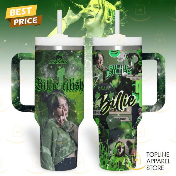 Billie Eilish Did I Take It Too Far Tumbler With Handle And Straw