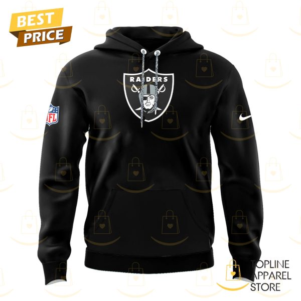 2025 Las Vegas Raiders Football Hoodie – Black