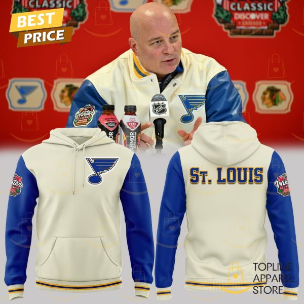 St. Louis Blues Winter Classic Design Hoodie