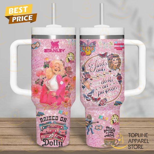 Dolly Parton – Find Out Who You Are And Do It On Purpose Tumbler With Handle And Straw