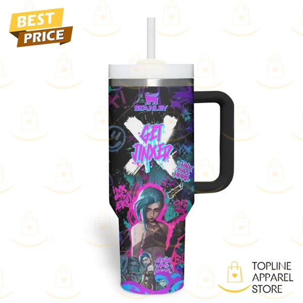 Jinx – Get Jinxed Tumbler With Handle And Straw